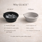 Foldable Face ice plunge Bowl