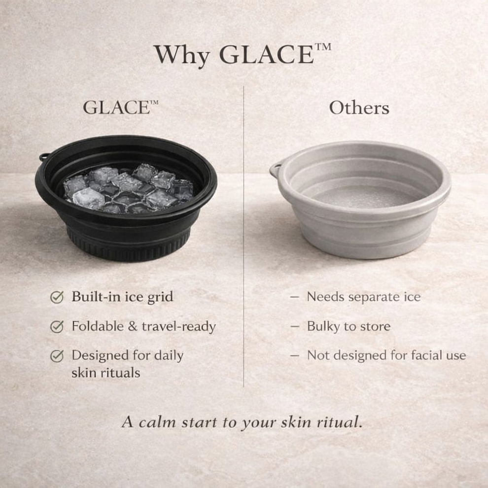 Foldable Face ice plunge Bowl